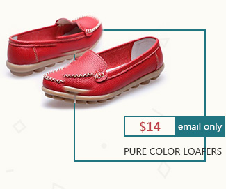 Pure Color Loafers