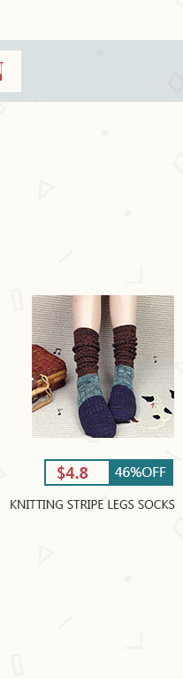 Knitting Stripe Legs Socks