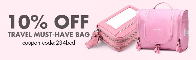 10% off on travel bags