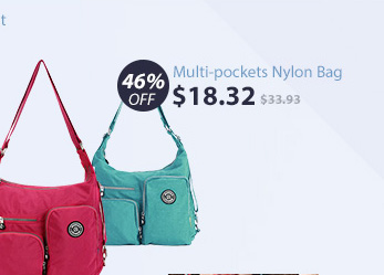 Multi-pockets Nylon Bag