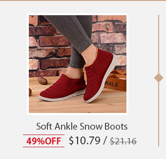 Soft Ankle Snow Boots