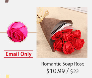 Romantic Shower Rose Soap Flower