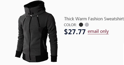 Thick Warm Fashion Sweatshirt