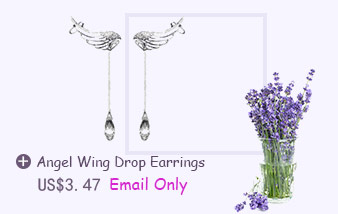 Angel Wing Drop Earrings