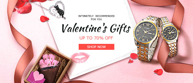 70% off on valentine's gifts