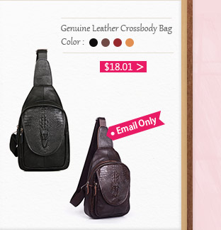 Genuine Leather Crossbody Bag
