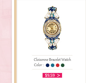Cloisonne Bracelet Watch