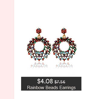 Rainbow Beads Earrings