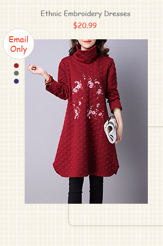 Ethnic Embroidery Dresses