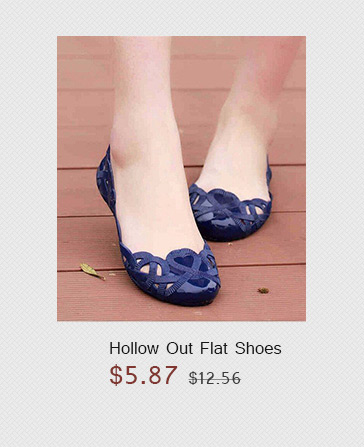 Hollow Out Flat Shoes