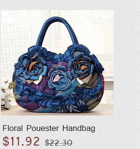 Floral Pouester Handbag