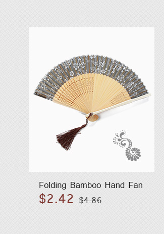 Folding Bamboo Hand Fan