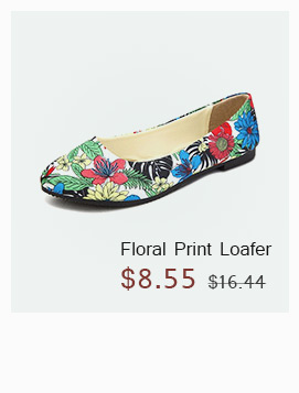 Floral Print Loafer