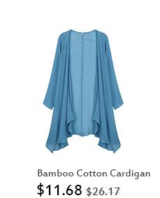 Casual Bamboo Cotton Cardigan