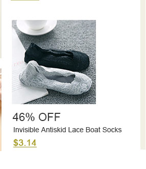 Invisible Antiskid Lace Boat Socks