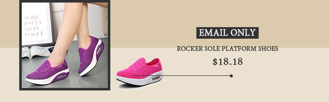 Rocker Sole Platform Shoes