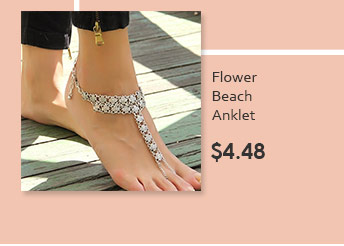 Flower Beach Anklet