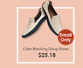 Color Blocking Doug Shoes