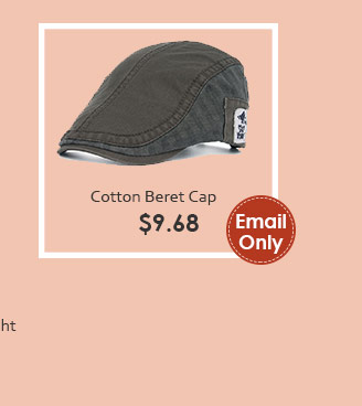 Cotton Beret Cap
