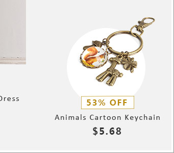 Animals Cartoon Keychain