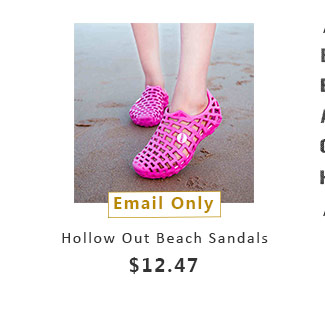 Hollow Out Beach Sandals