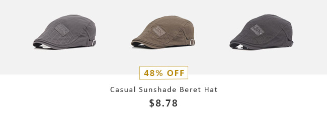 Casual Sunshade Beret Hat