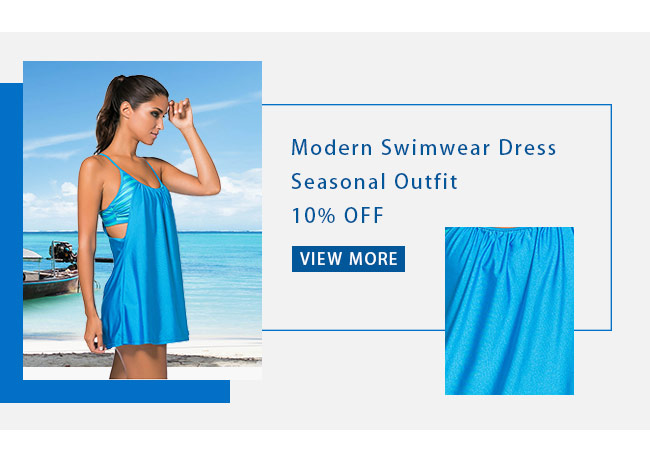 Modern Swimwear Dress,Seasonal outfit 10% OFF