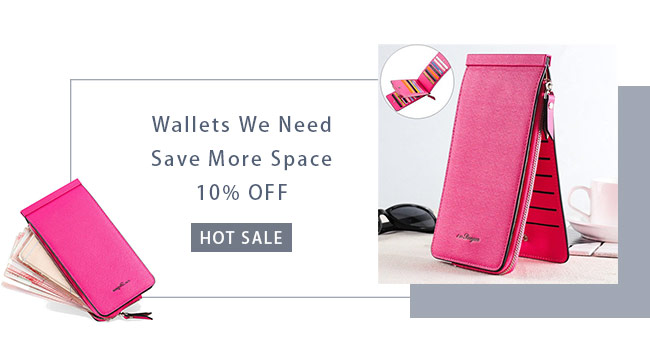 Wallets We Need, Save More Space 10% OFF