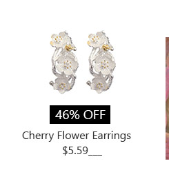 Cherry Flower Earrings