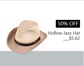 Hollow Mesh Top Jazz Hat