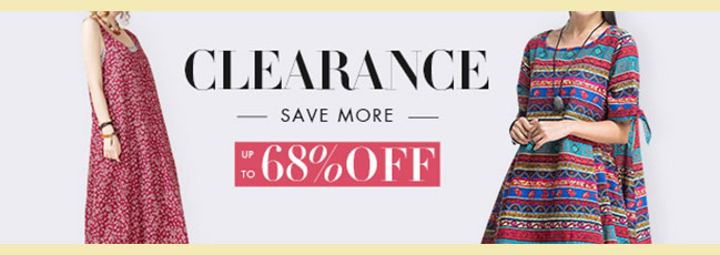 68% off on dresses clearance