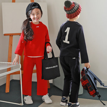 Clothing|Children|Girls 2pcs Kids Boys Girls Outfits Clothing Set