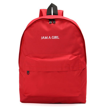 Pure Color School Bag