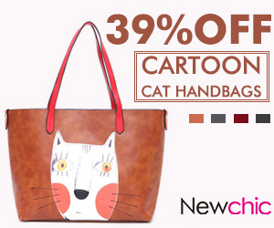 Cartoon Cat Print Large Capacity Shoulder Bag SKU356611