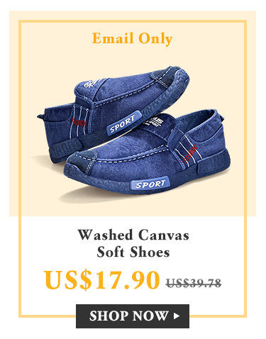 Washed Canvas Soft Shoes