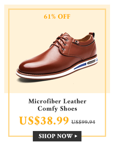 Microfiber Leather Comfy Shoes
