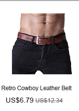 Retro Cowboy Leather Belt