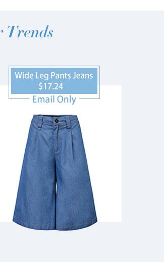 Wide Leg Pants Jeans