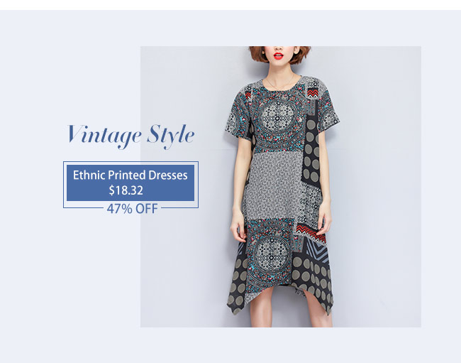 Ethnic Printed Dresses