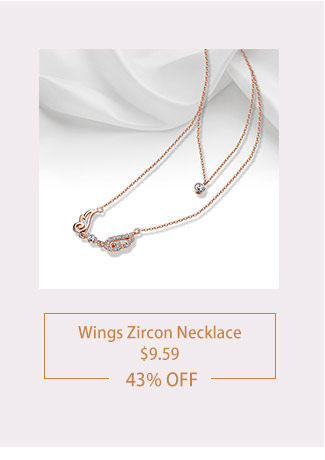 Wings Zircon Necklace