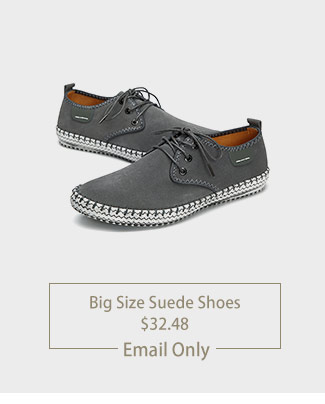 Big Size Suede Shoes