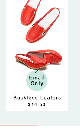 Backless Loafers