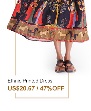 Ethnic Printed Dress