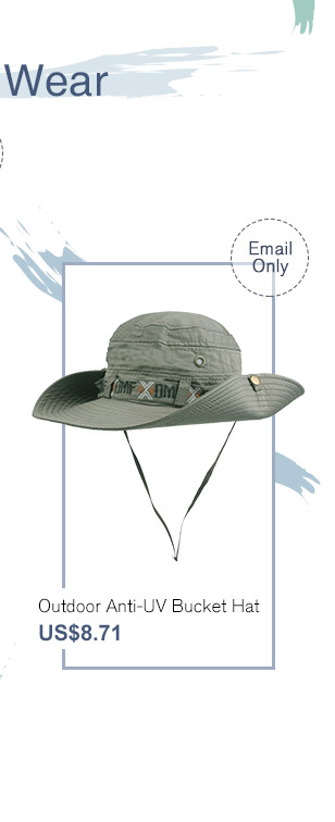 Outdoor Anti-UV Bucket Hat