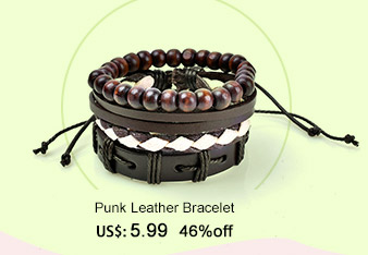 Punk Leather Bracelet
