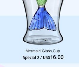 Mermaid Glass Cup