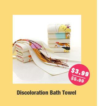 Discoloration Bath Towel