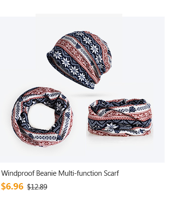 Windproof Beanie Multi-function Scarf

