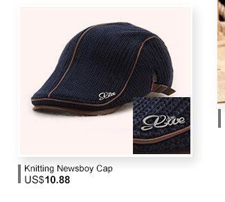 Knitting Newsboy Cap