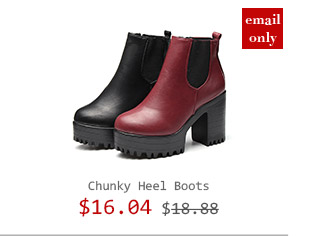 Chunky Heel Boots
